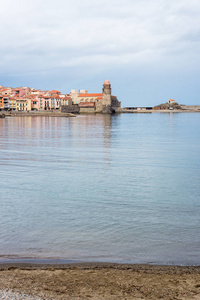 Ansa de la Baleta在Collioure Languedoc Roussillon Midi Pyrene