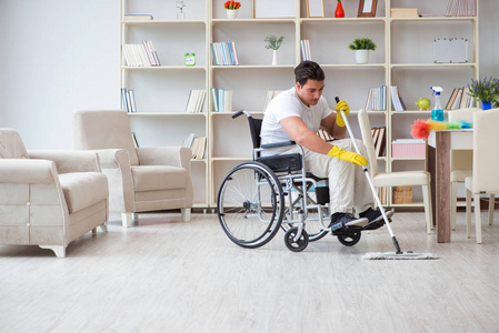 残疾人家居清洁地板