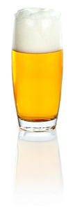 杯啤酒用反射