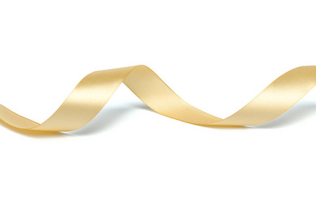 闪亮的丝带白色背景上被隔绝的闪亮的丝带白色背景上闪亮的粉红色缎带