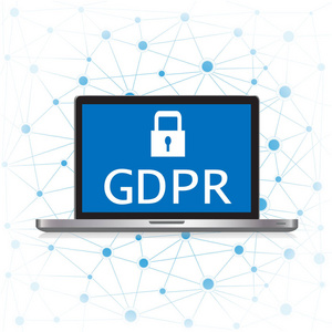 Gdpr一般数据保护规则。Gdpr 和网络安全。保护私人个人资料