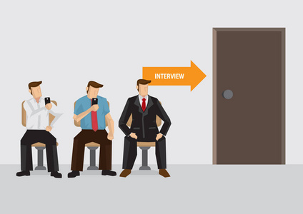 企业高管面试图片-企业高管面试素材-企业高管面试插画-摄图新视界