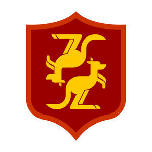 澳大利亚徽章.澳大利亚皇家国徽矢量图案照片