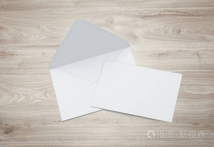 背景上的白色信封和明信片照片-正版商用图片04rdf8-摄图新视界
