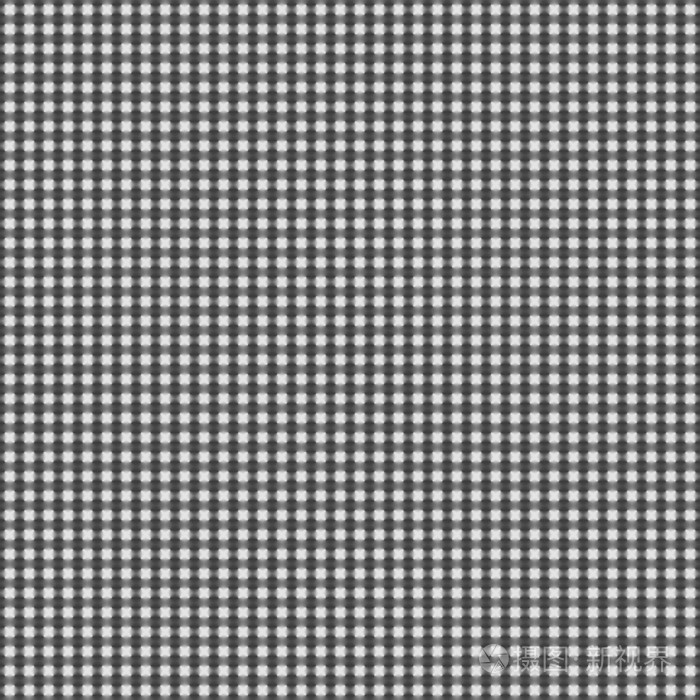 无缝纺织作为网格图案背景，黑白色的广告版本
