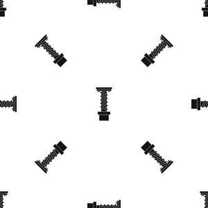 螺旋刀具图案无缝黑色