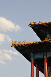 北京紫禁城的 eave