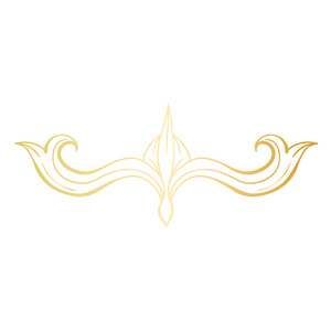 意大利繁荣巴洛克风格的金色装饰元素