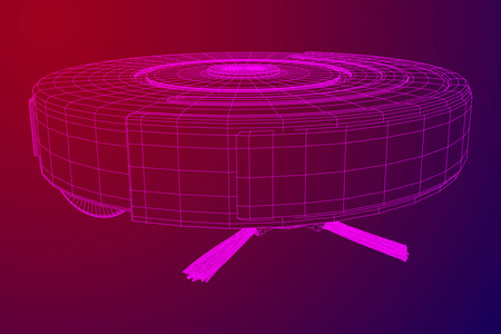 机器人真空吸尘器矢量