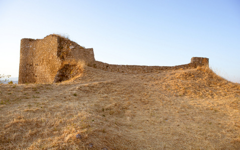 assoro 城堡的废墟