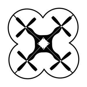 玩具无人机无人机玩具剪影图标照片