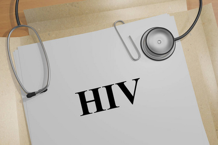 3d 医学文件中 Hiv 名称的图示