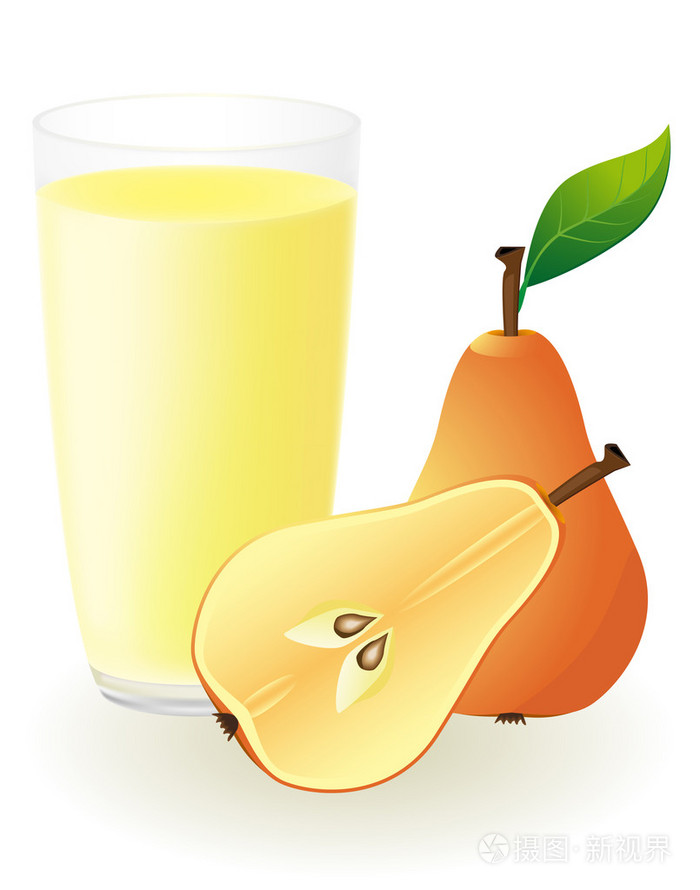 梨汁矢量图插画-正版商用图片04smxi-摄图新视界