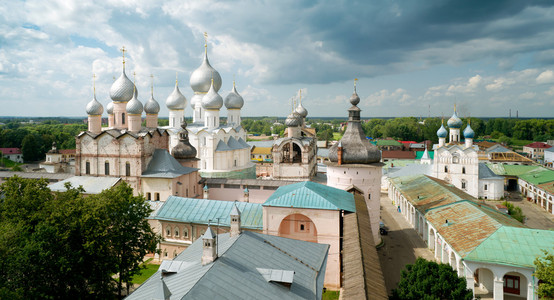 克里姆林宫的古老小镇的罗斯托夫伟大的俄罗斯