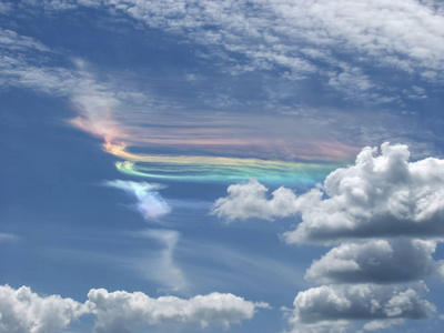 云上蓝色天空图片