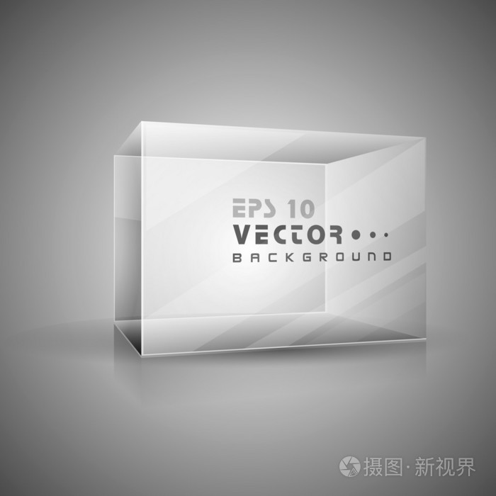 抽象的透明框灰色的背景上 10 Eps插画 正版商用图片04ta5j 摄图新视界