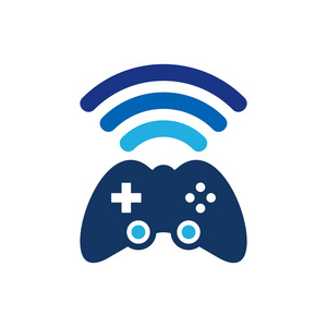 Wifi 游戏徽标图标设计