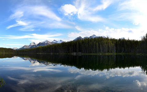 赫伯特  湖全景