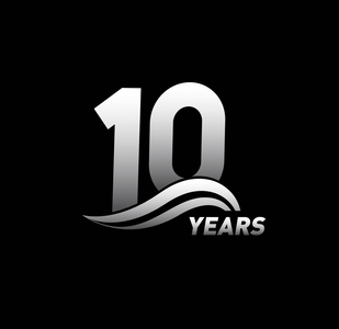 10年银周年纪念标志, 装饰背景