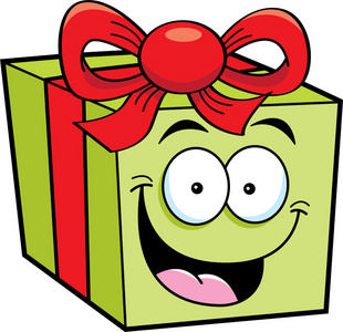 卡通拆礼物图片