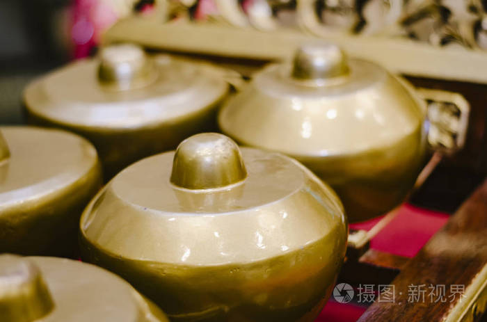 马来西亚传统乐器与美丽木雕帧称为加麦兰 的选择性焦点照片 正版商用图片04txr3 摄图新视界