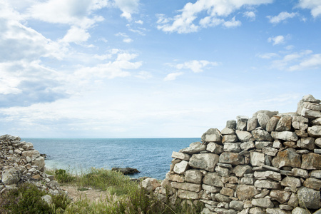海石头墙