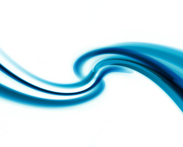 明亮的蓝色和白色现代未来主义背景以抽象波浪