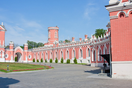彼得旅行宫殿在列宁格勒大道，城市莫斯科，俄罗斯