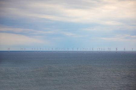 丹麦海洋 Westermeerwind 公园海上风车农场