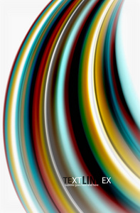 彩虹色波, 矢量模糊抽象背景
