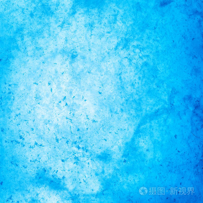 有质感的蓝色冰冻冰, 冬季背景