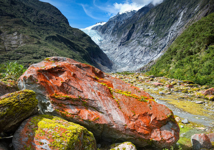 弗朗茨  约瑟夫冰川，新西兰南岛
