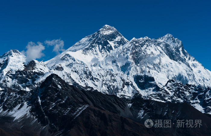 喜马拉雅山脉山峰图片