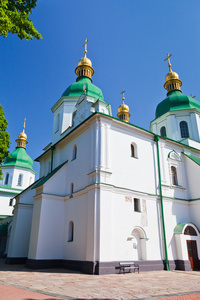 在基辅圣索菲亚大教堂