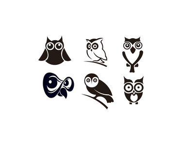 猫头鹰的标志图片-猫头鹰的标志素材-猫头鹰的标志插画-摄图新视界