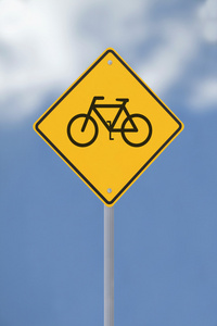 自行车前面标志