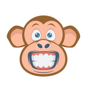 狒狒插画-狒狒手绘-狒狒卡通图-摄图新视界