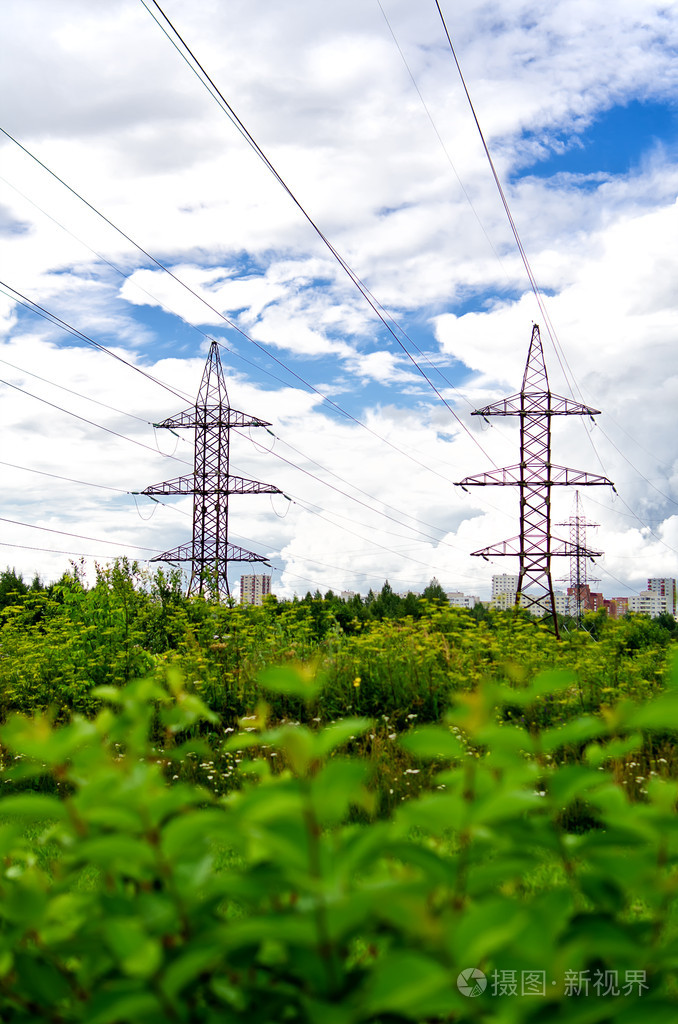 高电压交流输电塔