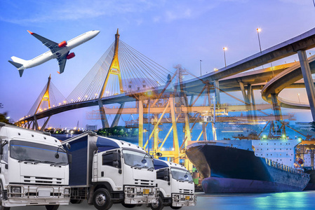 运输进出口物流沟通理念与卡车货运船