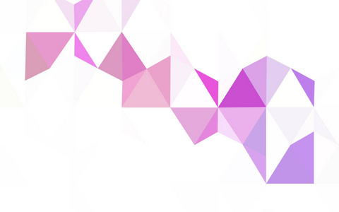光多色矢量三角形马赛克模板。有三角形的半色调风格的创意插图。品牌书背景的模式