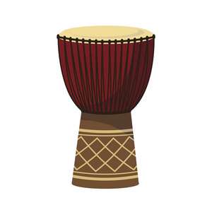非洲鼓卡通图片