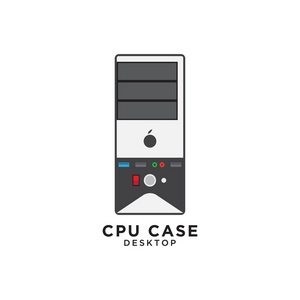 Cpu 案例图形设计模板的插图