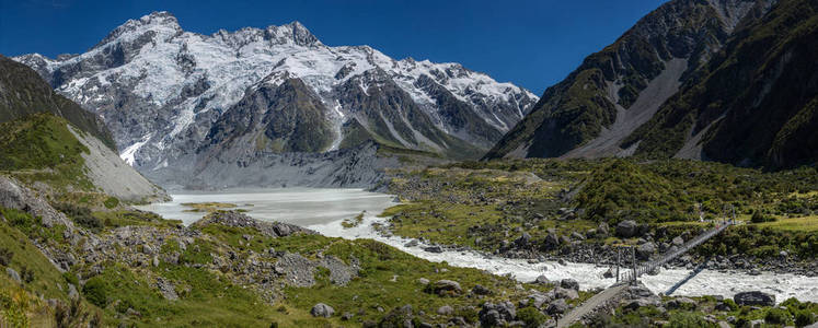 新西兰南岛山厨师全景