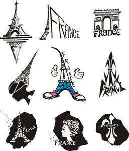 法国旅游标志图片