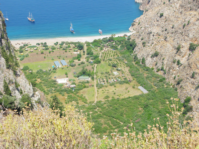 蝴蝶谷深峡安卡拉土耳其