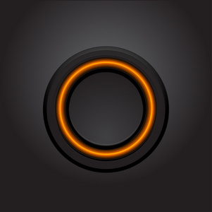 语音科技矢量高科技光按钮设计照片