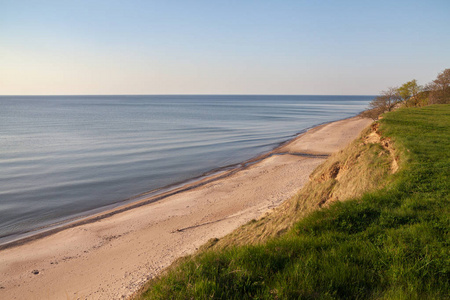 用小河口看波罗的海海岸线