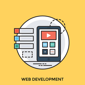 具有不同应用程序和搜索栏的计算机屏幕, 代表 web 开发概念