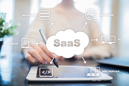 Saas, 软件作为一种服务。互联网和网络概念