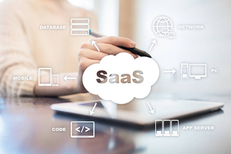 Saas, 软件作为一种服务。互联网和网络概念